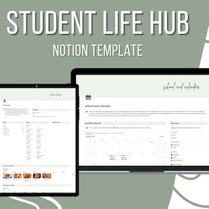 Student Life Hub Minimalist Planner for ADHD, Autistic, and Neurodivergent Students image 1