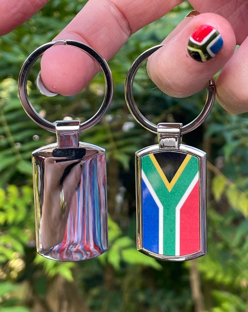 South African Flag Keyring - Etsy