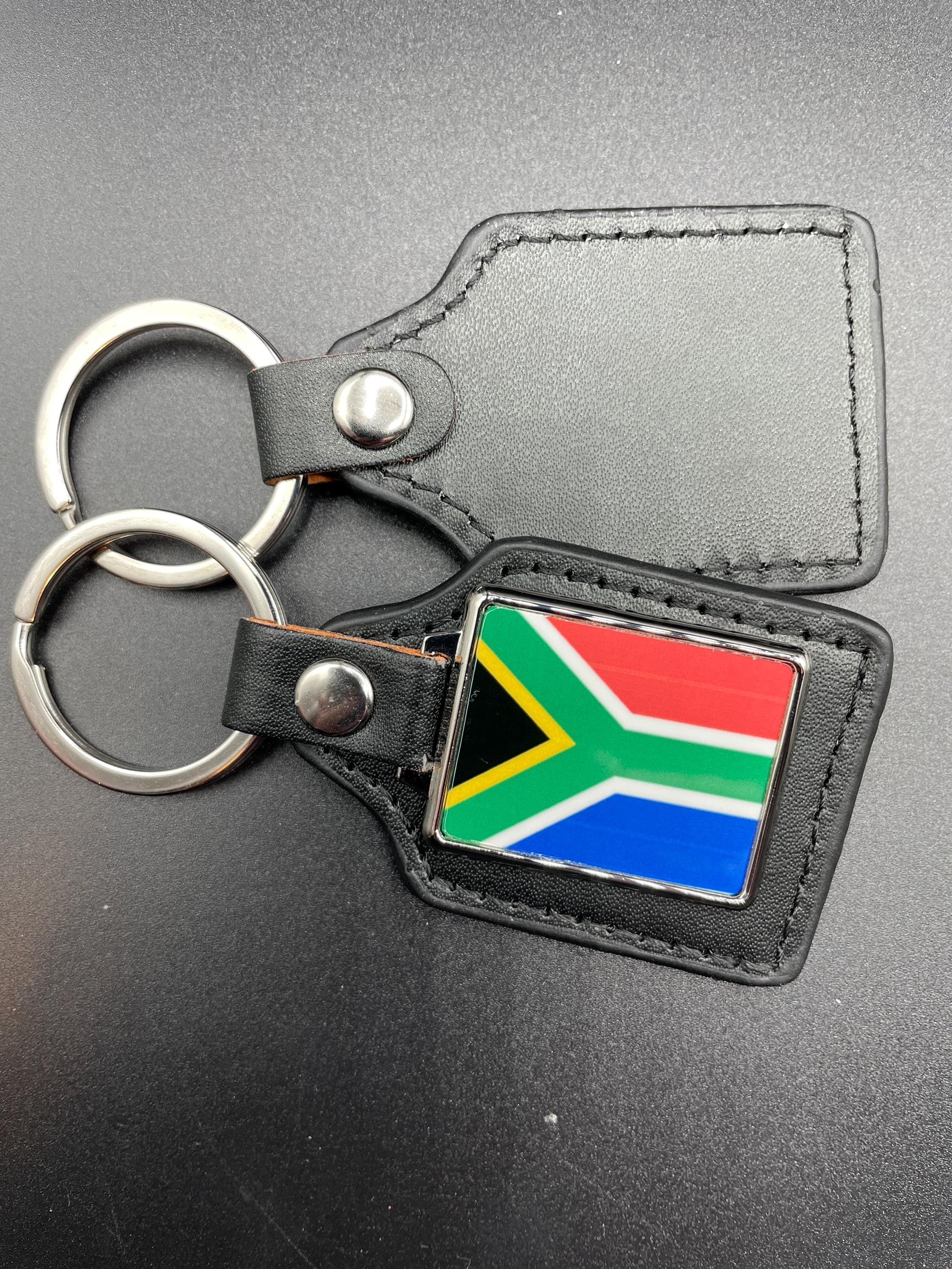 South African Flag Key Ring - Etsy