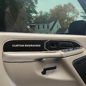 Door Panel Accents FULL SET (front and back) &#39;99-&#39;06 & &#39;07 Classic GMC Sierra 4 door/Yukon/YukonXL and Chevy Silverado 4 door/Suburban/Tahoe