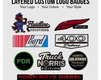 CUSTOM Placard- resin coated, car emblem, car badge, custom car badge, custom car emblem, Stick on, Car name badge