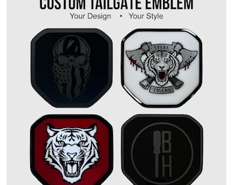 CUSTOM Design Badge- Compatible with 2019+ Ram Tailgate (1500, 2500, 3500)