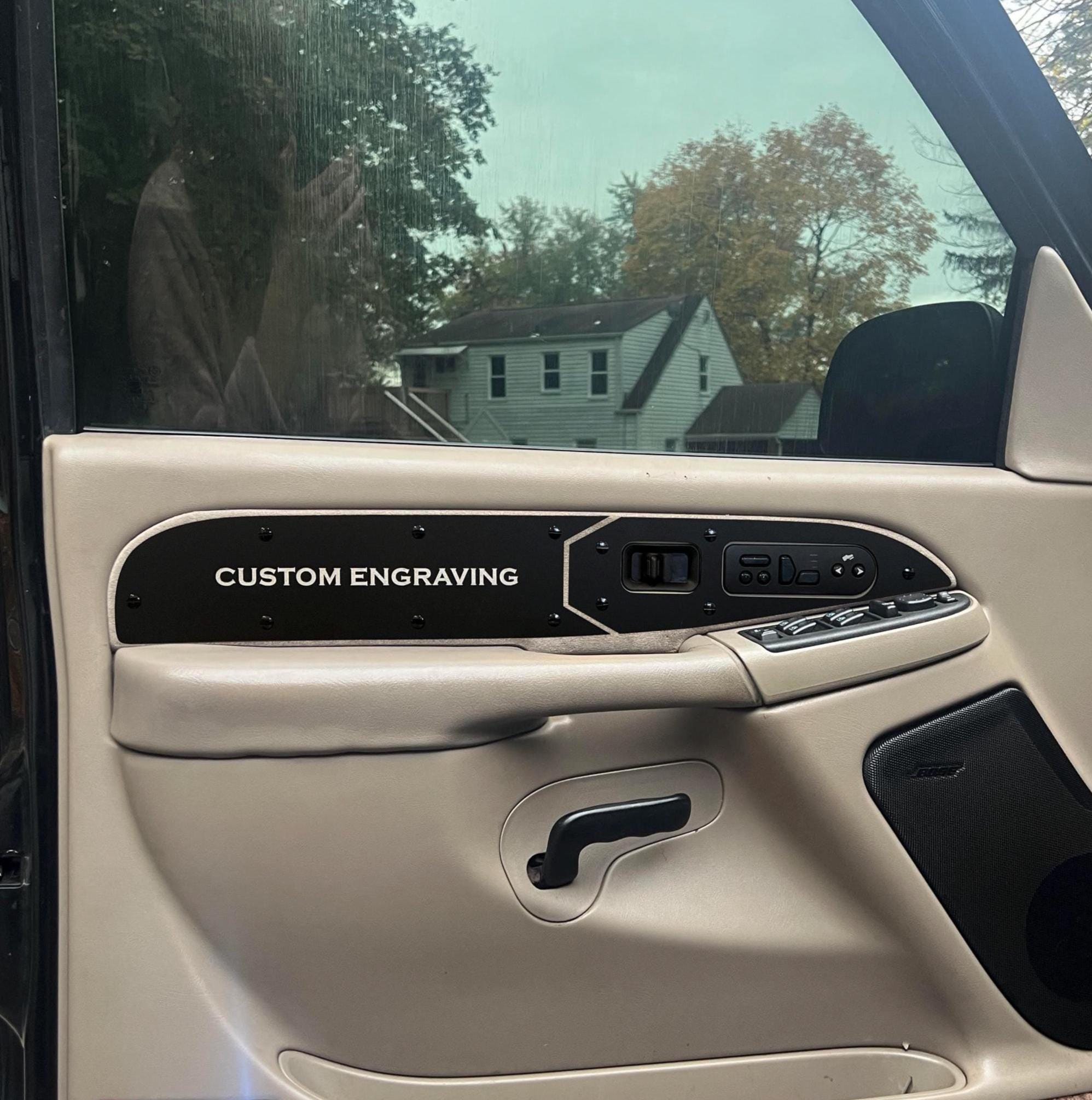 Door Panel Accents FULL SET (front and Back) '99-'06 \u0026 '07 Classic GMC  Sierra 4 Door/yukon/yukonxl and Chevy Silverado 4 Door/suburban/tahoe -  Etsy Israel, image size:1996x2009