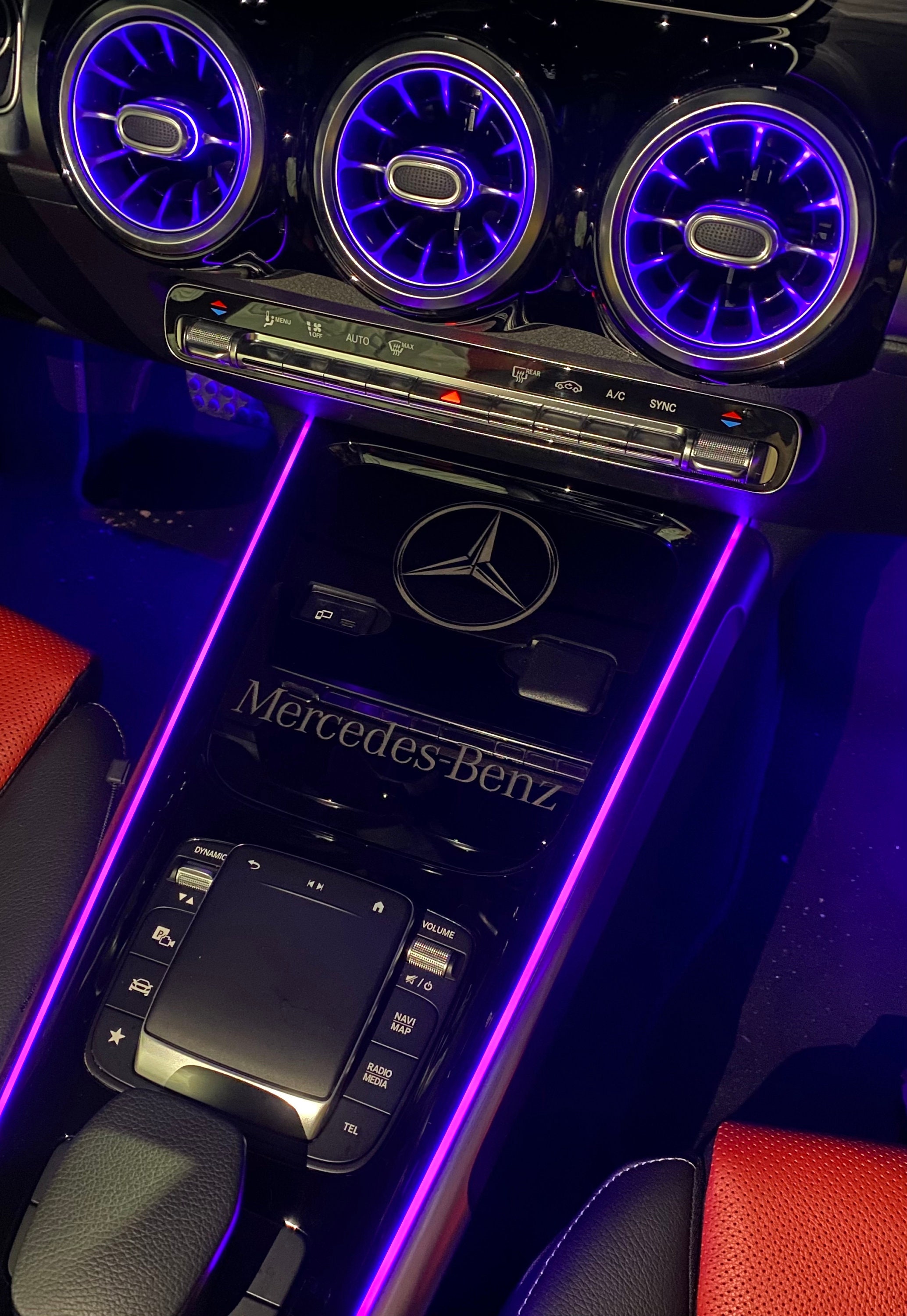 2020 2023 Mercedes GLA GLB Center Console Cover Etsy