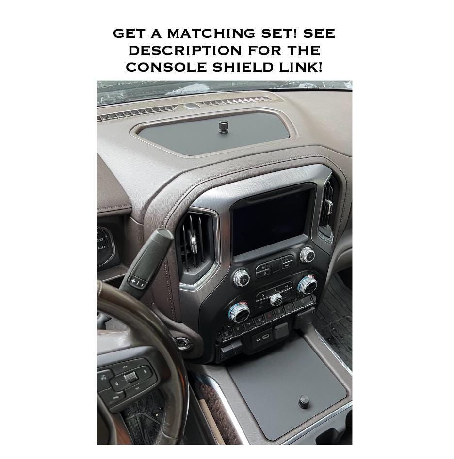 Kit Decori Console Centrale In Fibra Di Carbonio Per Silverado 1500 & Sierra HD (2019-2023)