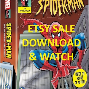 Spider-Man 1994 Die Komplette DVD Sammlung Zeichentrickserie (5 Jahreszeiten)