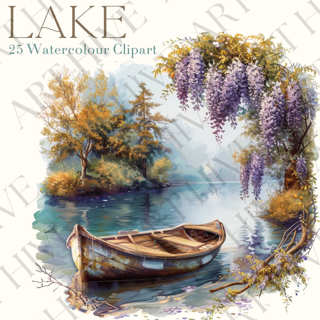 Watercolour Clipart, Water Clipart, Spring Clipart, Clipart Pack ...