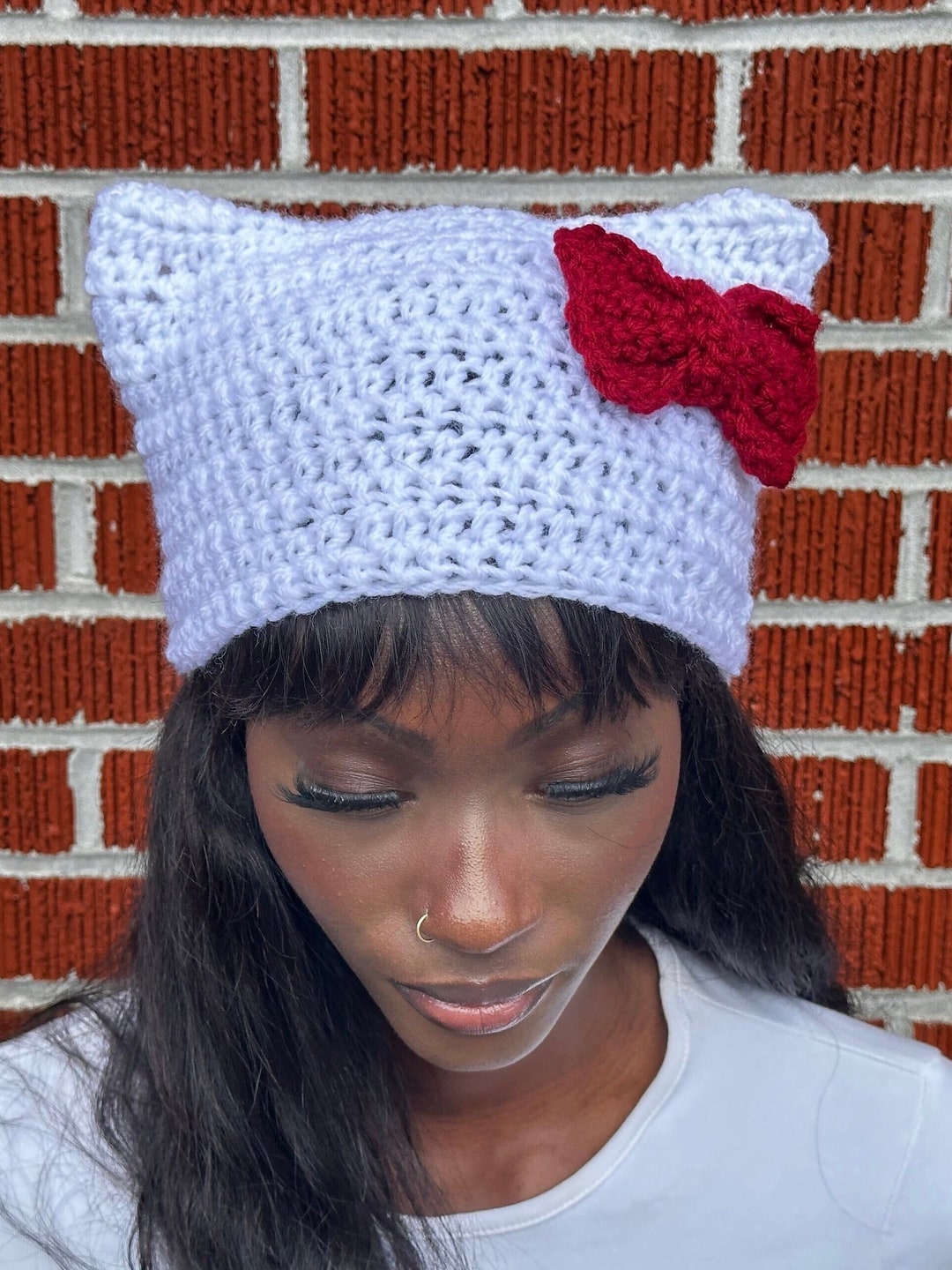 Hello Kitty Inspired Y2K Beanie - Etsy