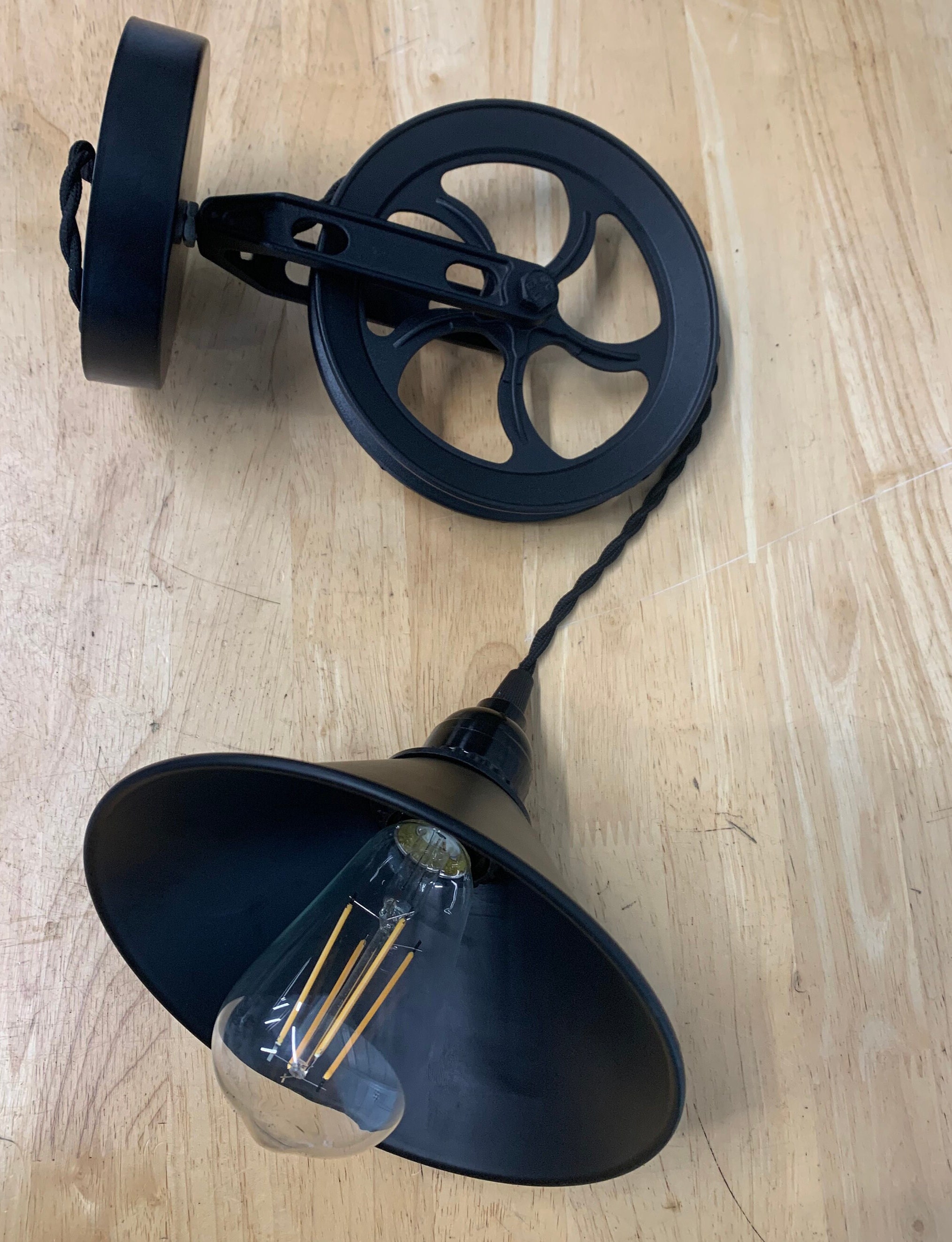 Wall Mounted Pulley Light, Wall Light, Pulley Light, Bathroom Light ...