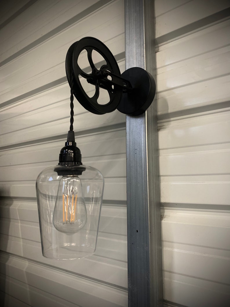 Wall Mounted Pulley Light, Wall Light, Pulley Light, Bathroom Light ...
