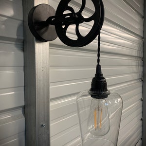 Wall Mounted Pulley Light, Wall Light, Pulley Light, Bathroom Light ...