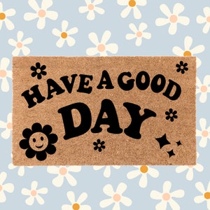 Retro Flower Doormat