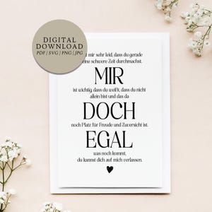 Peut inclure: Une impression numérique à télécharger avec un fond blanc et du texte noir. Le texte comprend des phrases comme "MIR" et "EGAL", avec un symbole de cœur en bas. Un graphique circulaire en haut à gauche indique "TÉLÉCHARGEMENT NUMÉRIQUE".