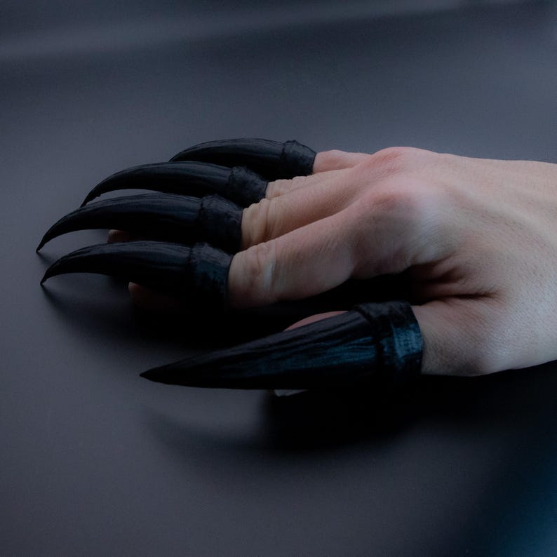 Talons - Sensory, kink Claws, BDSM, sharp, finger claw, scratcher image 11