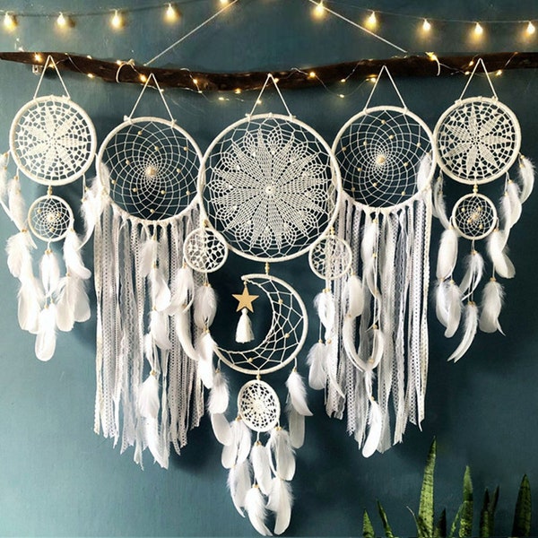 Dream Catchers Boho | Hanging Wall Decoration | Giant Dreamcatcher