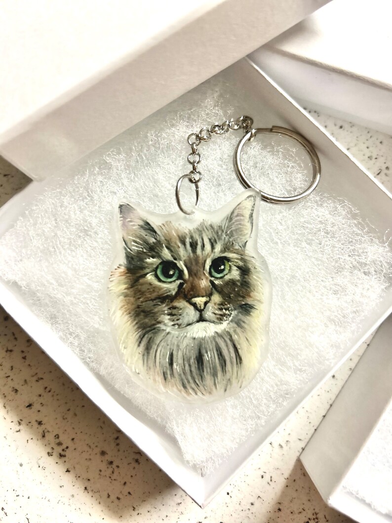 Custom Handdrawn Pet Portrait Keychains, Pins, Pendants Etsy