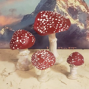 Mushrooms, Gnome, Dwarf, Fantasy, Germany, Zwerg, Gartenzwerg, Miniature, 3d Print, Reproduction, Heissner,