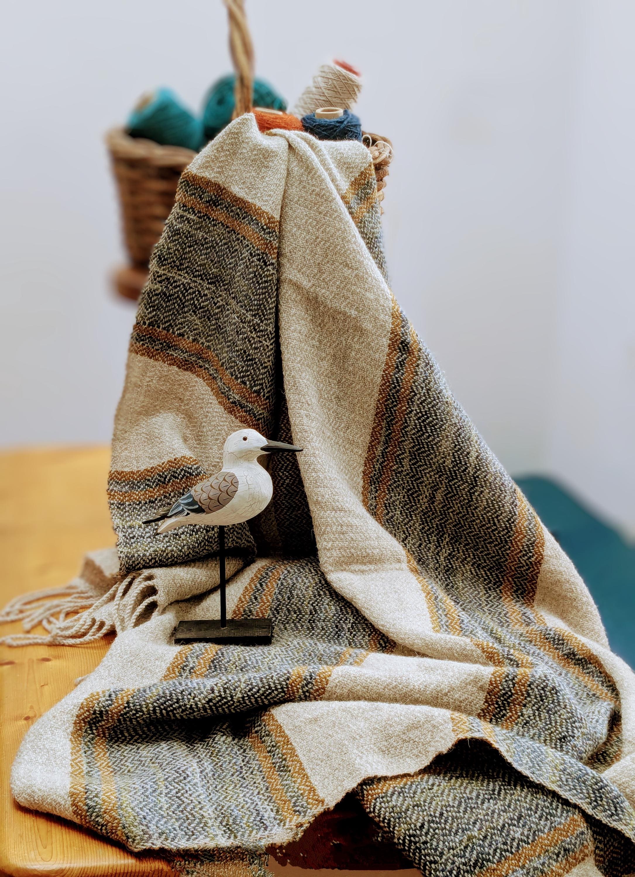Handwoven Wool Throw UK