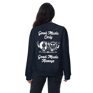 Good Music sweatshirt met ronde hals