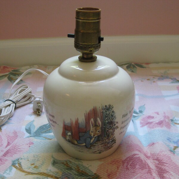 Peter Rabbit Lamp - Etsy