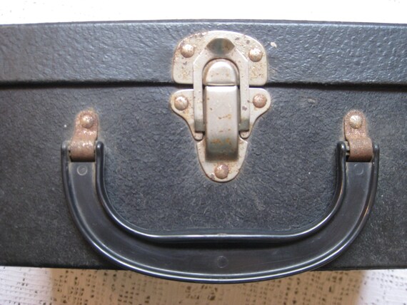 Vintage Suitcase Small Travel Salesman's Sample A… - image 7