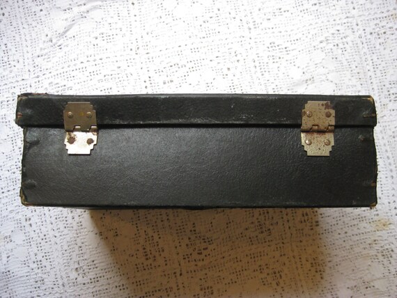 Vintage Suitcase Small Travel Salesman's Sample A… - image 5