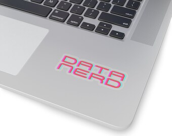 Retro Daten Nerd Sticker | Arcade Style Vinyl Aufkleber