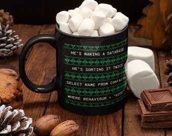 Ich stricke eine Tasse Daten analytiker Weihnachtsgeschenk