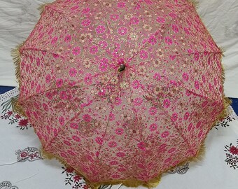 New Gotta-Pati Design Handmade Evant Decorative Wedding Small Umbrella, Decoration Item, Beautiful Umbrella, New Backdrop Decor Umbrella