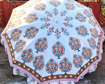 New Handmade Royal Wedding, Events decorations Garden Umbrella, Heavy Big Size Buta Patio Umbrella beautiful Block umbrella, Hotel Decor