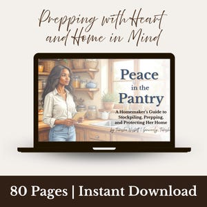 Homemaking Guide: Christian Prepping & Pantry Stockpile (PDF Download)