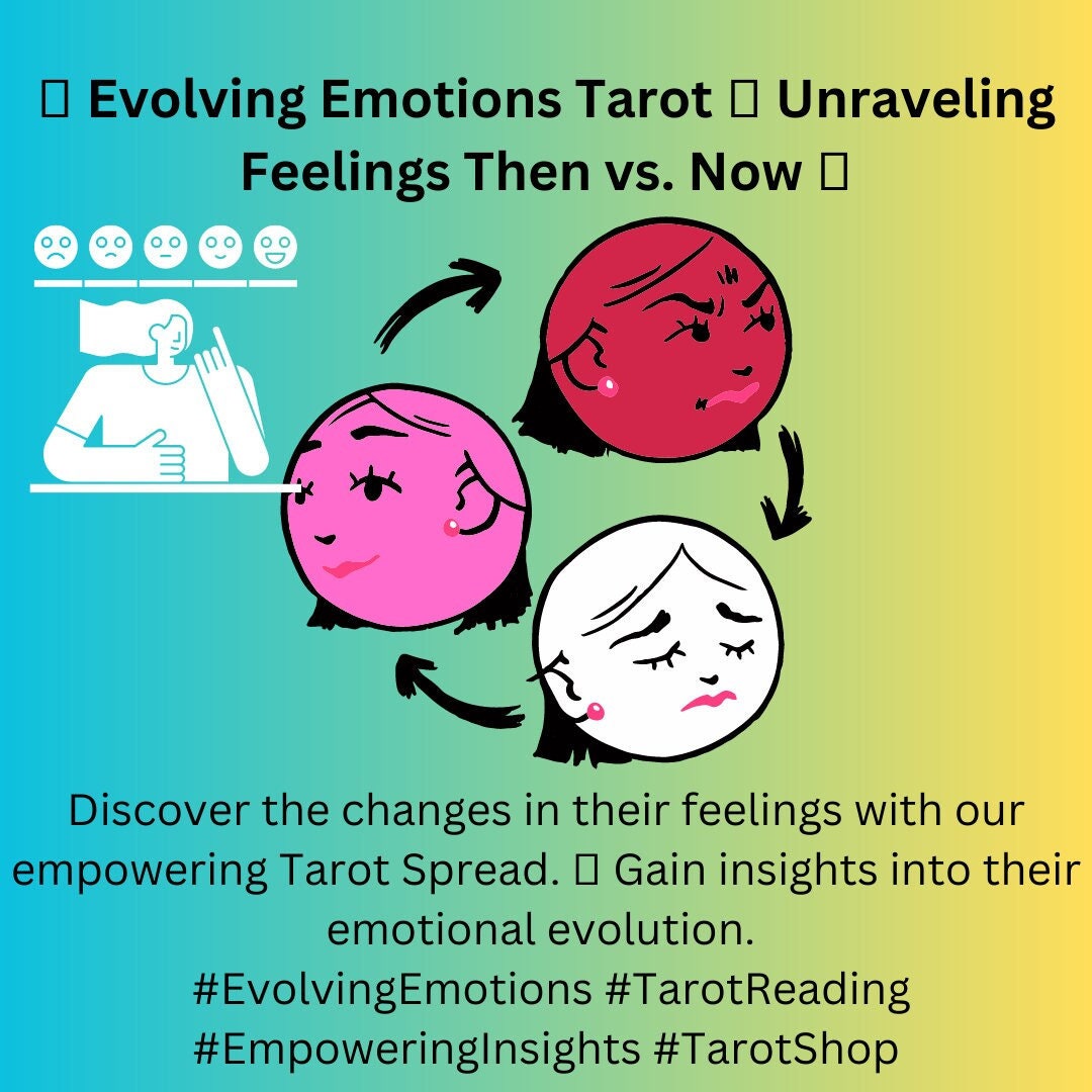 Evolving Emotions Tarot Spread Unraveling Their Feelings Etsy