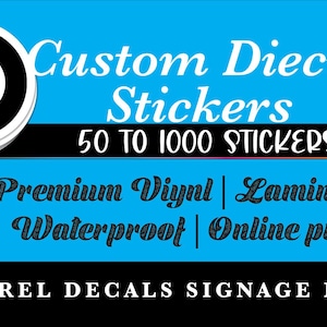 Custom Vinyl Stickers / Die Cut Stickers / Logo Stickers