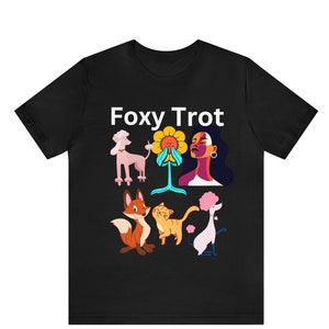 Foxy trot camiseta engraçado raposa camisa feminina homem raposa amante presente bonito raposa camiseta animal tshirt, camiseta peludo fandom fursuit furries natureza vida selvagem imagem 1