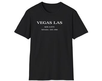 Vegas Las Sin City T-Shirt | Nevada Est. 1905 Vintage Typography