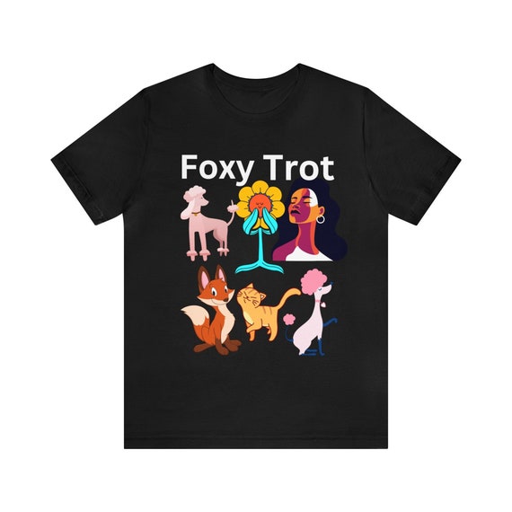 Foxy trot tshirt Funny Fox Shirt Women Men Fox Lover Gift Cute Fox T-shirt Animal Tshirt, Tee Furry Fandom Fursuit Furries Nature Wildlife