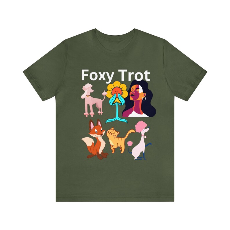 Foxy trot camiseta engraçado raposa camisa feminina homem raposa amante presente bonito raposa camiseta animal tshirt, camiseta peludo fandom fursuit furries natureza vida selvagem imagem 10