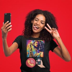 Colorful Jazz Musician T-Shirt, Vibrant Art Tee, Gift for Musicians, Music Lover Apparel, Concert T-Shirt, Unique Art Shirt