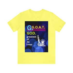 G goat God  ..Funny T-ShirtHumorous T-ShirtAdult Text TeeSarcasm TeeQuote Saying T-ShirtMotivational T-ShirtInspirational T-Shirt religious
