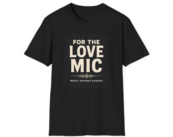 愛のマイクTシャツ | 音楽の名言Tシャツ、レコーディングスタジオシャツ