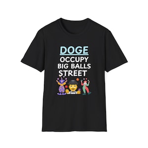 Funny Doge Graphic T-Shirt, Meme Lover Gift, Casual Wear, Unisex Tee, Perfect for Birthdays, Parties, Everyday