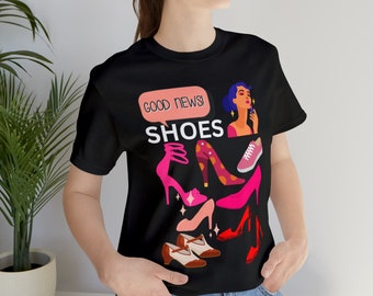 High Heel Shoes Graphic Tee, Fashion Girl Shirt