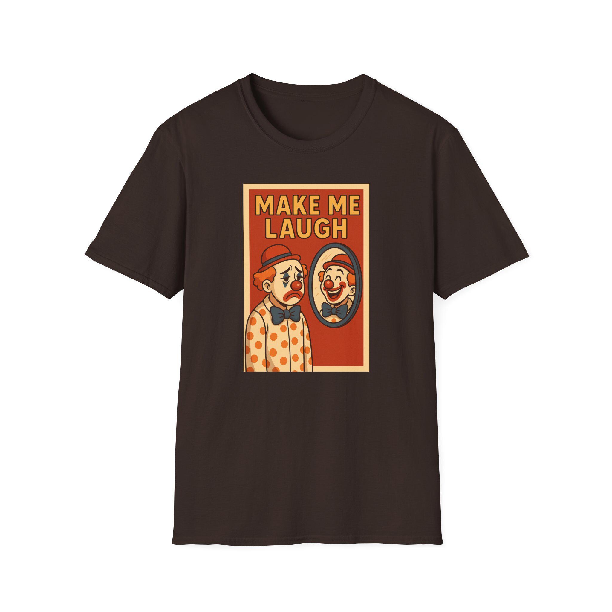 笑わせてあげるピエロのポスターTシャツ | ヴィンテージサーカスピエロ