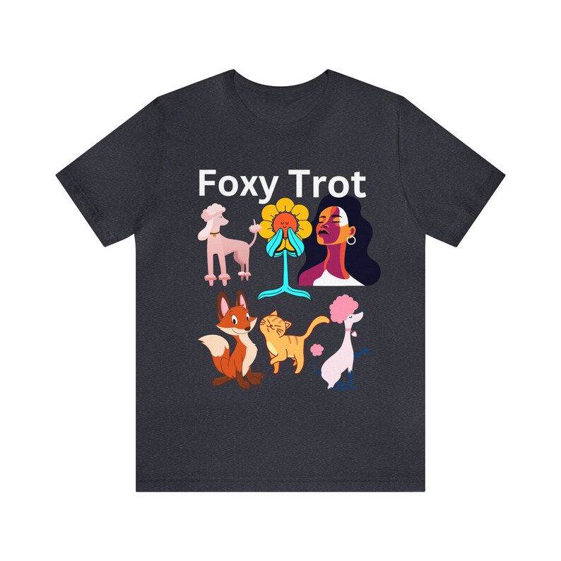 Foxy trot camiseta engraçado raposa camisa feminina homem raposa amante presente bonito raposa camiseta animal tshirt, camiseta peludo fandom fursuit furries natureza vida selvagem imagem 6