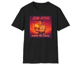 Jew-Jitsu Honor the Torah T-Shirt | Martial Arts Jewish Design