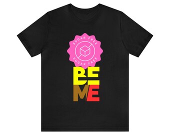 Melanin-tröja för svarta kvinnor T-shirt för svarta flickor är magiska T-shirt för brunt socker T-shirt gåva för henne Afro-kvinna Brunfri socker-tröja