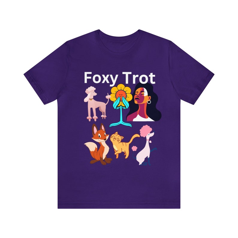 Foxy trot camiseta engraçado raposa camisa feminina homem raposa amante presente bonito raposa camiseta animal tshirt, camiseta peludo fandom fursuit furries natureza vida selvagem imagem 8
