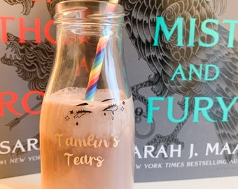 ACOTAR A Court of Thorns and Roses Tamlin Tamlin’s Tears Bottle Drink Cup Gift Merch Decor Feyre Book Lover Reader Novelty Funny Gift Mist