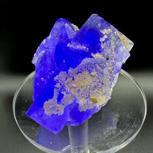 Color Changing UV Nigerian Fluorite With Barite and Quartz