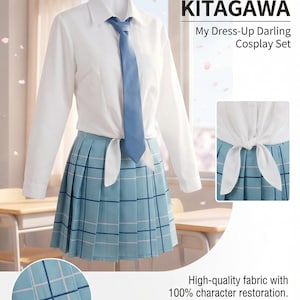 white christmas dresses Gvavaya Anime Cosplay My Dress-Up Darling Marin Kitagawa Little Devil main image 0
